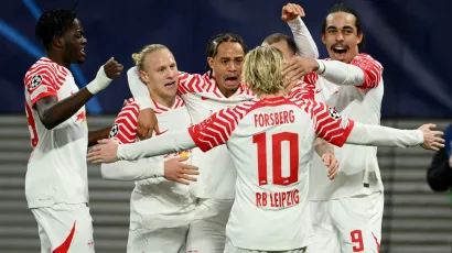 Segunda victoria consecutiva de Leipzig en la fase de grupos
