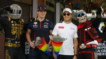 Ni la lluvia frenó la fiesta del Gran Premio de México