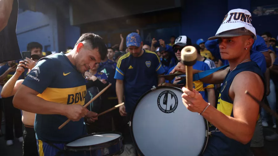 Argentinos y brasileños armaron la fiesta en Maracaná