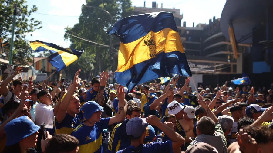Argentinos y brasileños armaron la fiesta en Maracaná