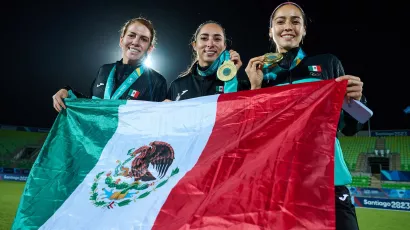 Las mexicanas de oro recibieron sus medallas
