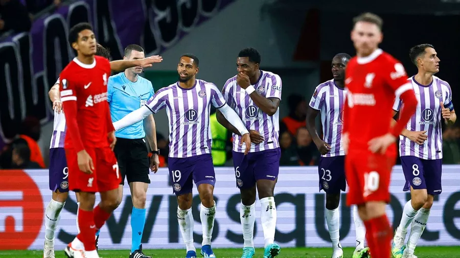 El Liverpool se topa con pared en Toulouse y pierde el paso perfecto