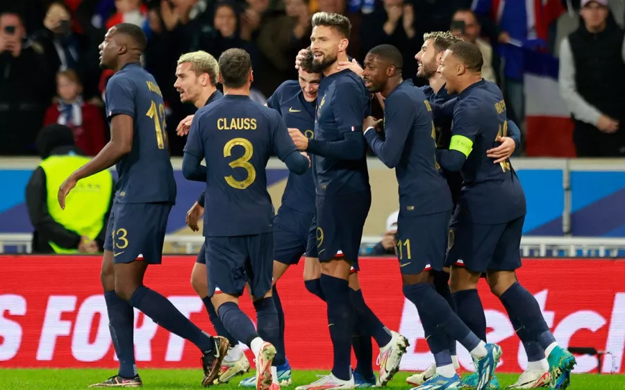 6. Francia vs. Gilbraltar. Eliminatorias Euro 2024.  Francia asegurará el liderato del sector con una victoria ante el rival más débil del sector