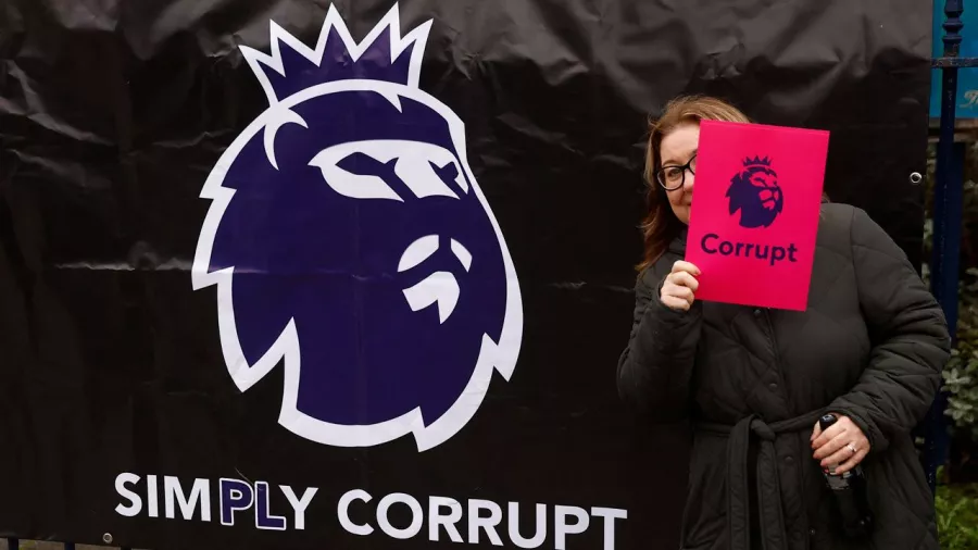 La Premier League acusada de corrupción por los seguidores de los 'Toffees'