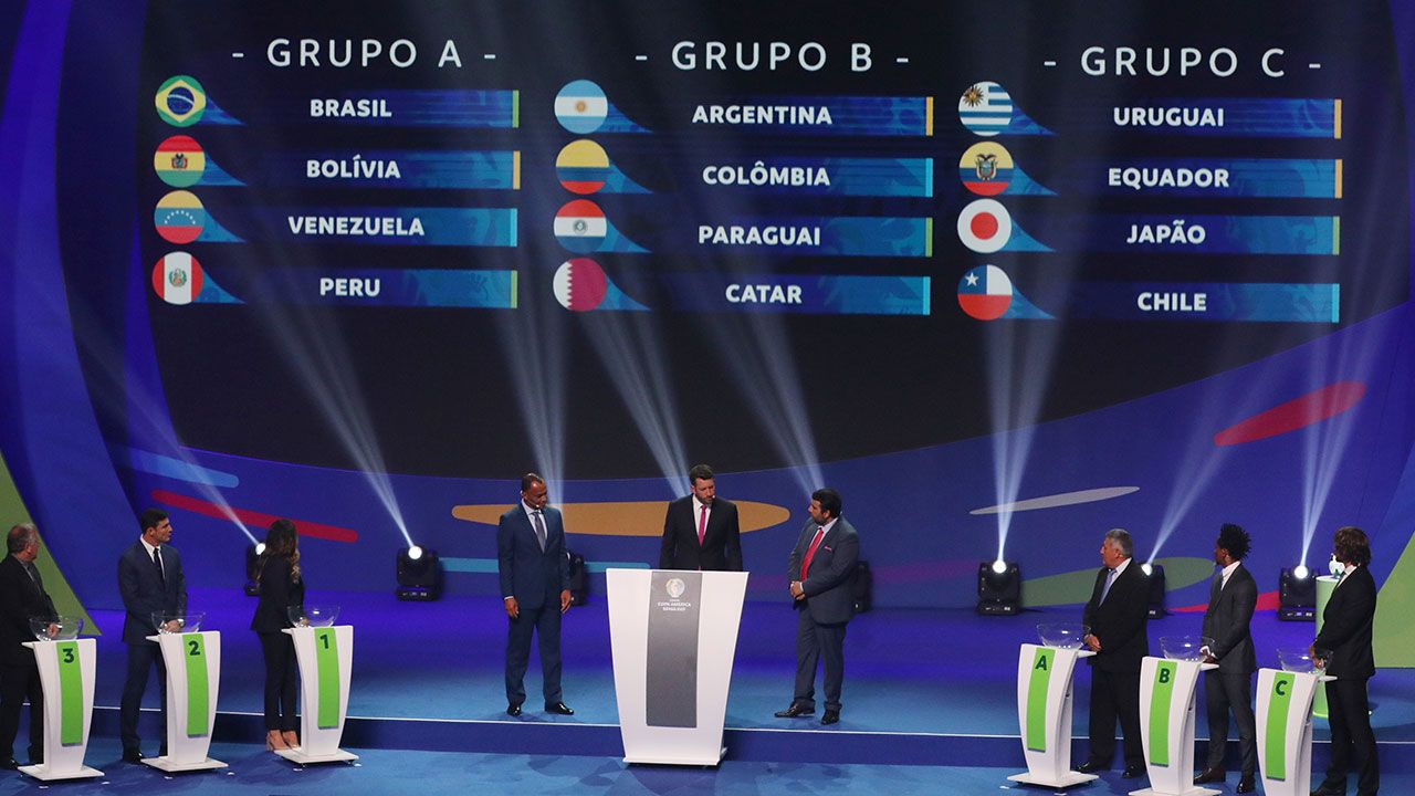 Así están los bombos para el sorteo de la Copa América
