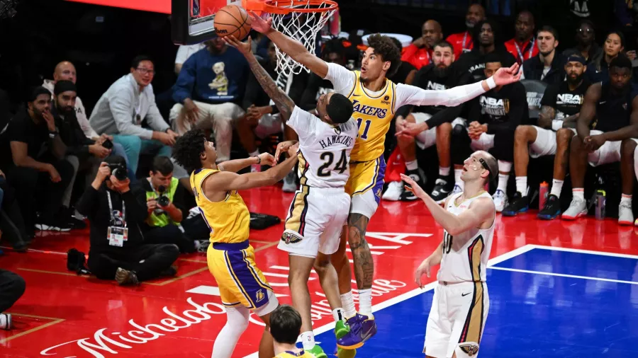Sin piedad, los Lakers arrollaron a los Pelicans y están en la final del 'IST'