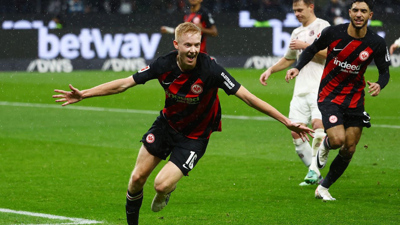 Eintracht Frankfurt goleó a Bayern Munich en la Bundesliga
