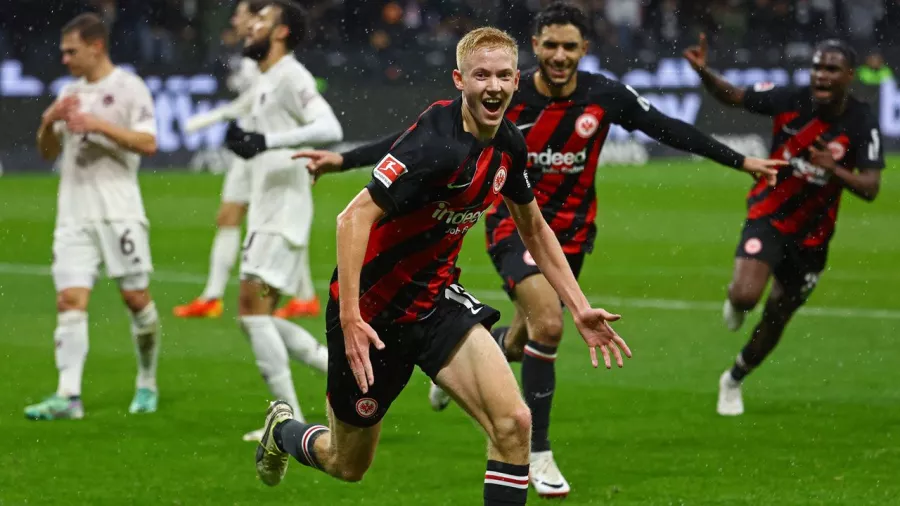 Eintracht Frankfurt goleó a Bayern Munich en la Bundesliga