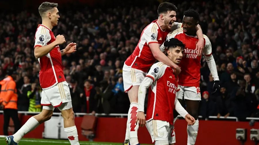 Gabriel Jesus y Kai Havertz impulsaron a Arsenal en la Premier League