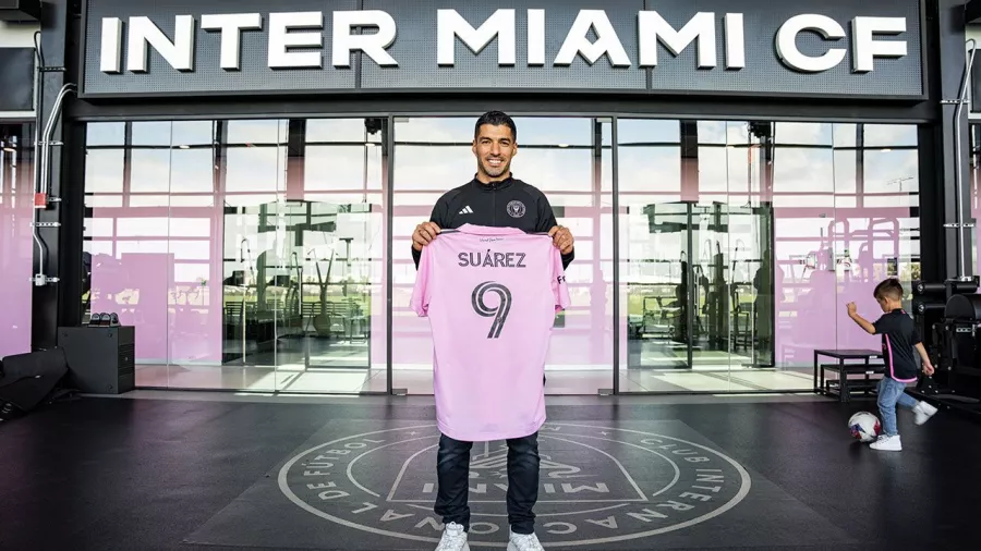 Así se ve Luis Suárez vestido con los colores del Inter Miami