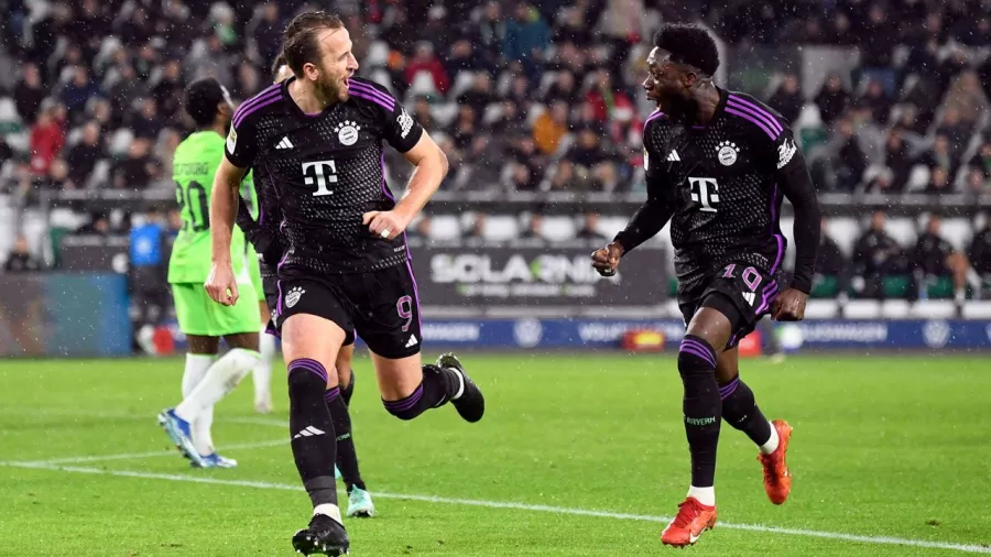 1. Harry Kane - Bayern Munich - 21 goles - 42 puntos