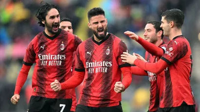 Milan goleó a Empoli y no afloja el paso en la Serie A