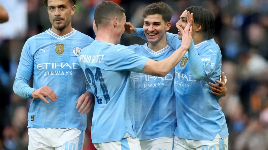 Cuarto gol del argentino en la FA Cup, primero esta temporada
