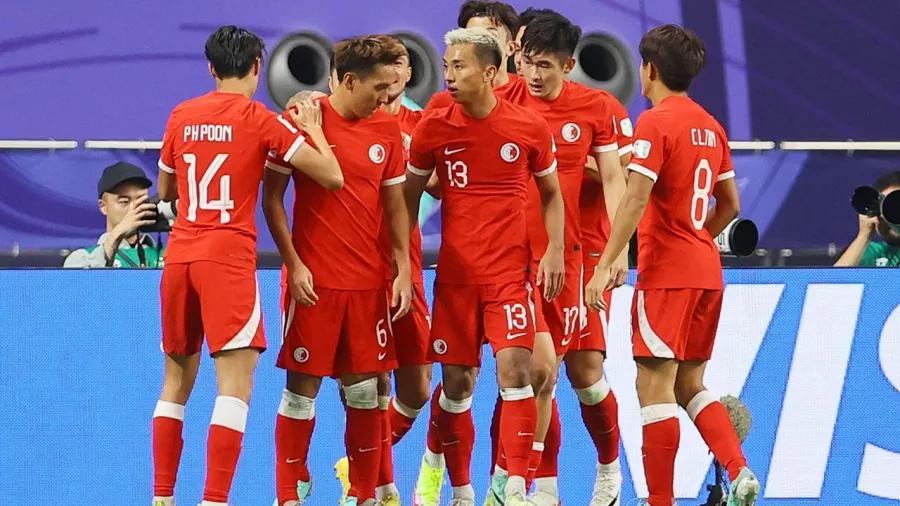Selección de Hong Kong. 4 de febrero 2024 en Hong Kong