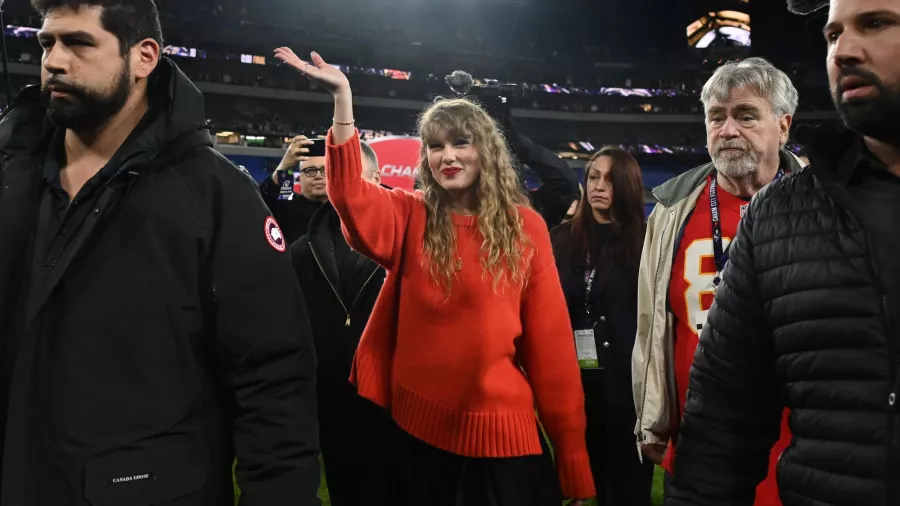 Taylor Swift, 'madrina' de lujo para los Chiefs, campeones de la AFC