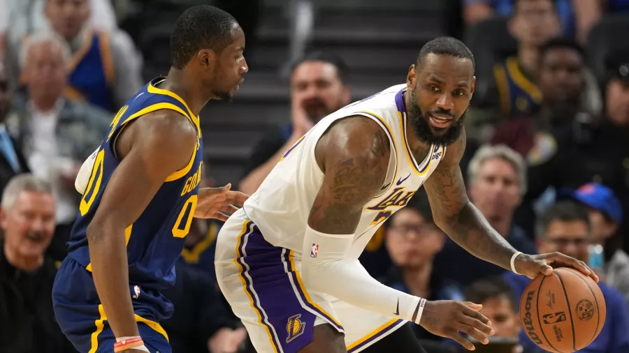 Lakers y Warriors jugaron el partido de la temporada
