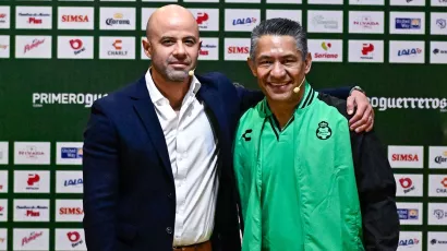 Así se vivió la presentación de Ambriz con Santos, 15° lugar del Clausura 2024 tras seis jornadas.