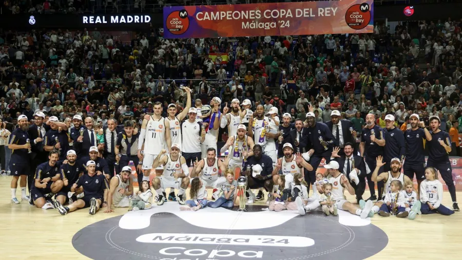 El dominio del Real Madrid se extendió a la Copa del Rey de basquetbol