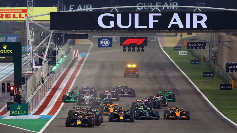El inicio del Gran Premio de Bahrein inició sin sobresaltos