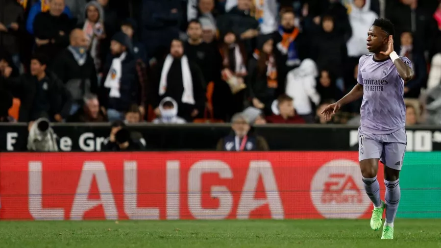 Valencia se convirtió en la víctima favorita de Vinícius Jr. con Real Madrid