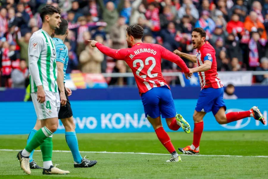 Atlético de Madrid venció a Betis y tiene registro imbatible en La Liga