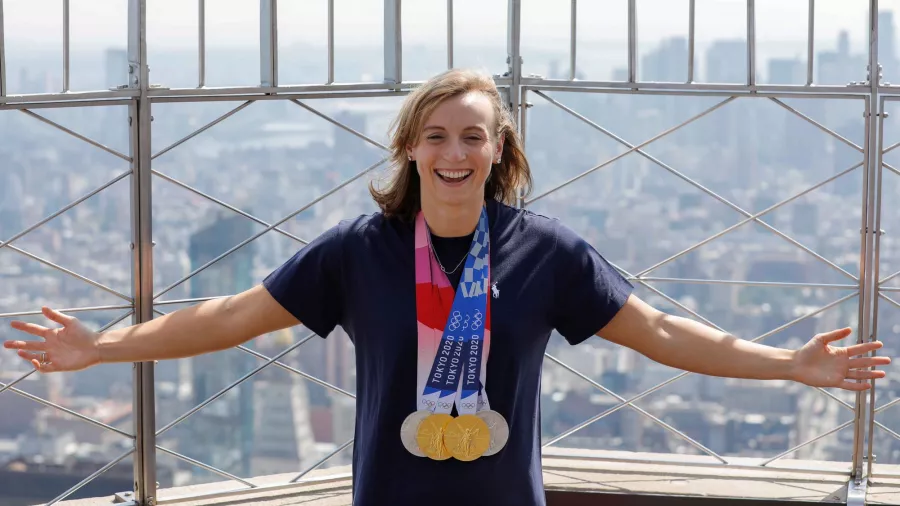 Katie Ledecky, Estados Unidos: Máxima ganadora de medallas de oro en campeonatos mundiales con un total de 21. Además, se colgó siete preseas doradas y tres plateadas en Juegos Olímpicos.
