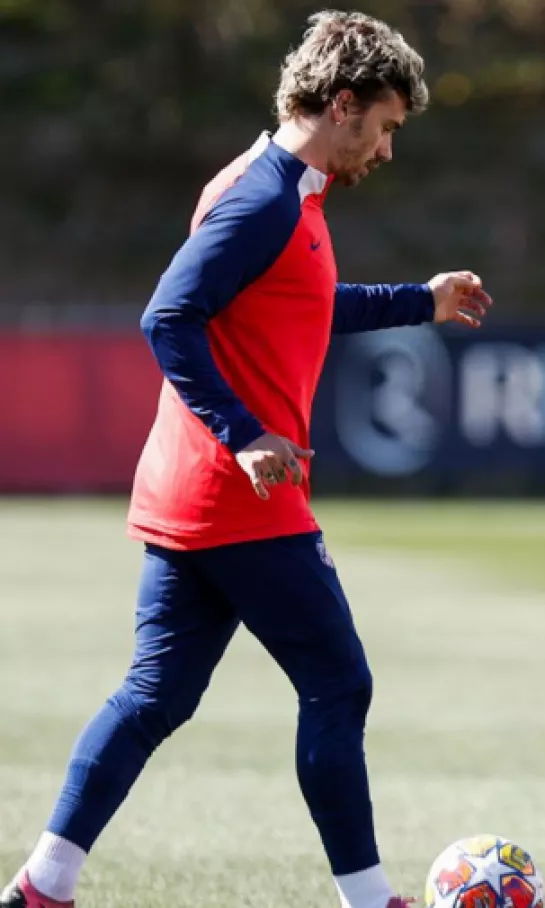 Antoine Griezmann listo para encabezar la remontada de Atlético de Madrid