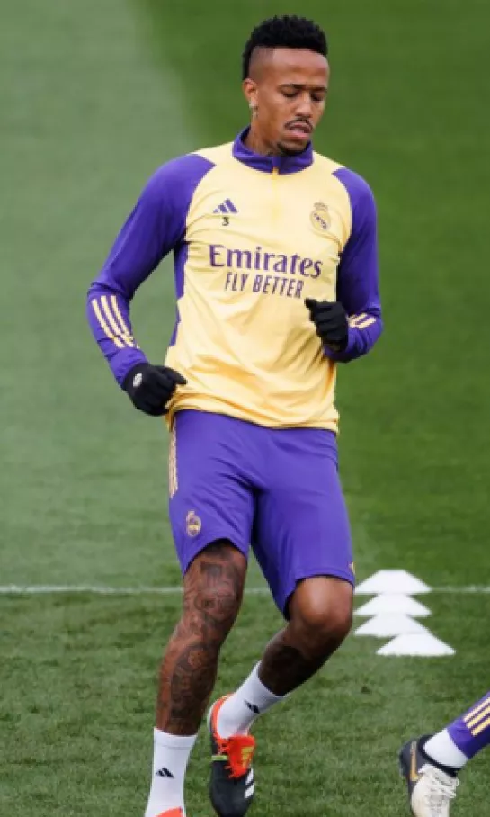 Eder Militao toma ritmo en los entrenamientos de Real Madrid