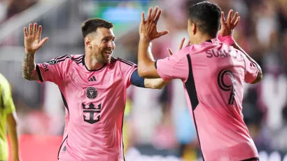 Lionel Messi y Luis Suárez anotando, la nueva tradición en el Inter Miami