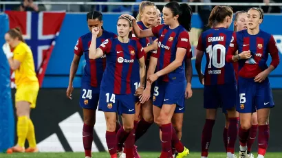 Barcelona completa la fiesta y avanza a semifinales de la Champions League femenil