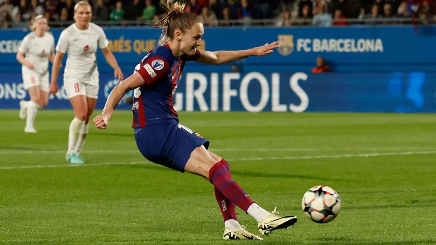 Barcelona completa la fiesta y avanza a semifinales de la Champions League femenil