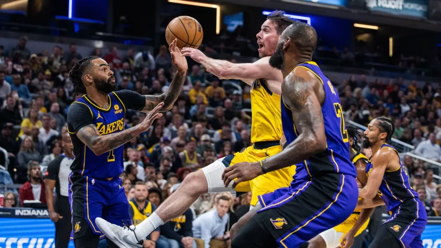 Indiana Pacers cortó la racha triunfal de los Lakers