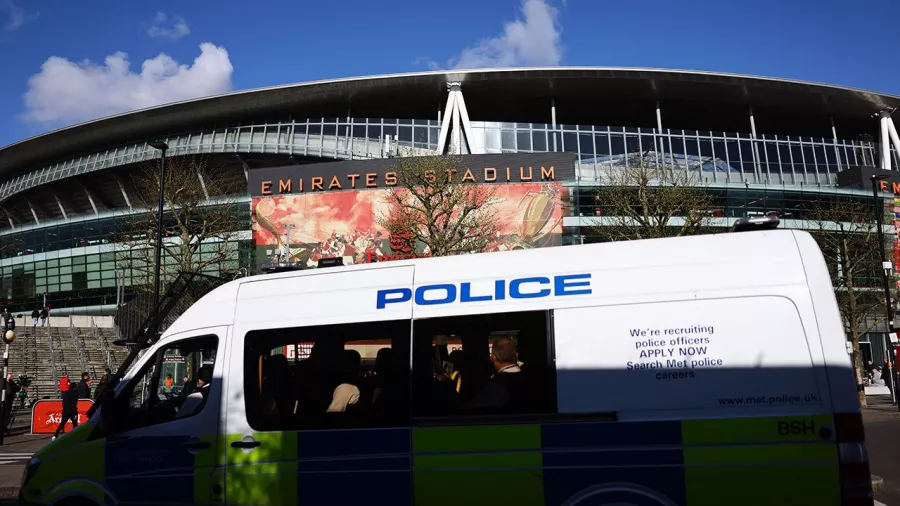Blindaje policial en los estadios de la Champions League