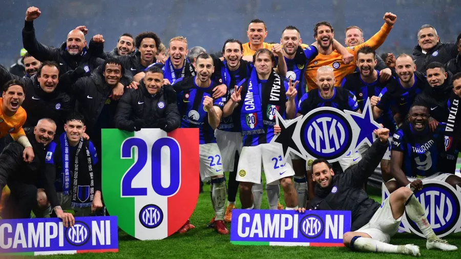 La segunda estrella por alcanzar 20 títulos es parte de la celebración de Inter
