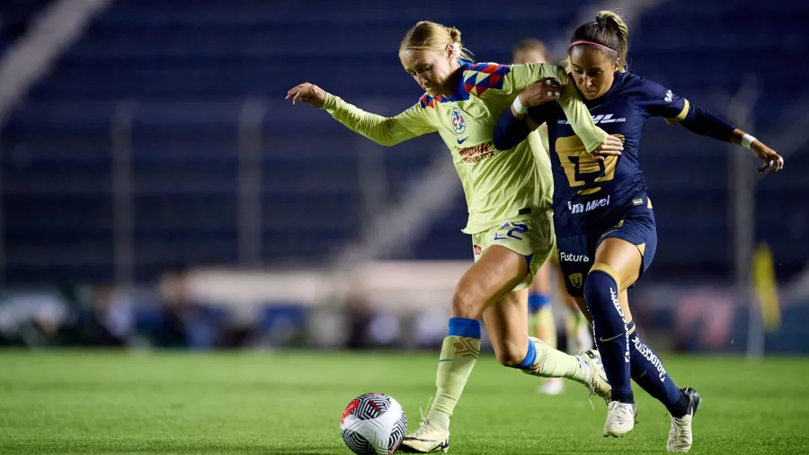 Las Águilas vapulearon a Pumas en la Liga MX Femenil