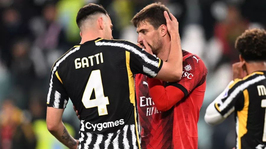 Juventus y Milan se neutralizaron