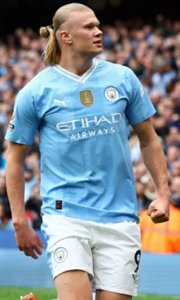 Erling Haaland se luce y sostiene a Manchester City a un paso de la Premier League