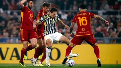 Roma hace más grande la racha de empates de la Juventus en la Serie A