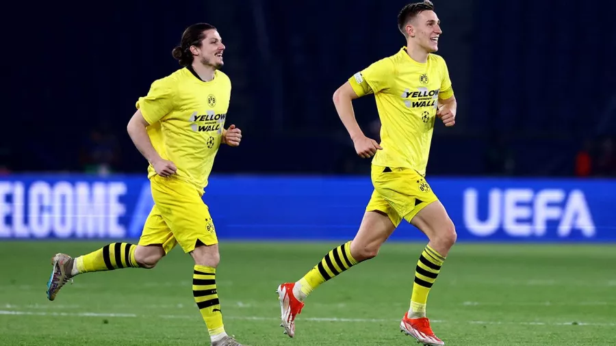 Celebración y locura amarilla del Borussia Dortmund