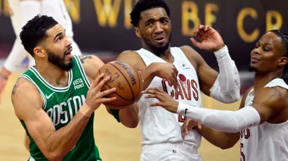 Triunfo clave de los Celtics en Cleveland