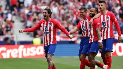 Atlético de Madrid está a un paso de asegurar un lugar en la Champions League
