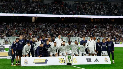 La celebración de Real Madrid por el título se convirtió en un festival de goles