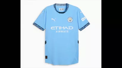 Manchester City y Puma revelaron su nueva camiseta.