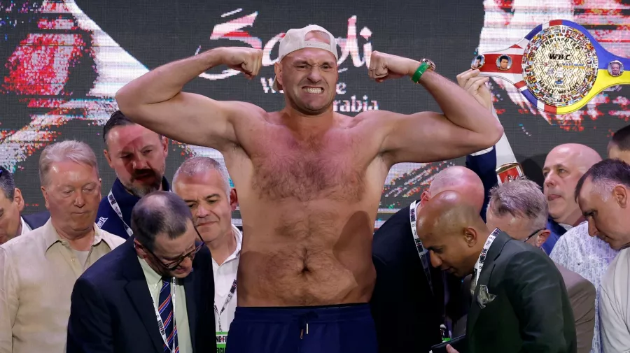 Tyson Fury y Oleksandr Usyk, ambos en peso pero con mucha 'mala sangre'