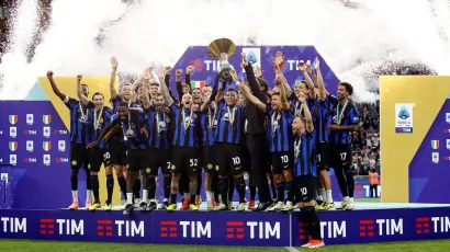 Inter empató con Lazio en la celebración por el título de la Serie A