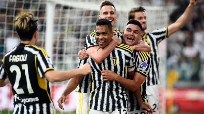 Alex Sandro marcó su último gol con Juventus en la Serie A