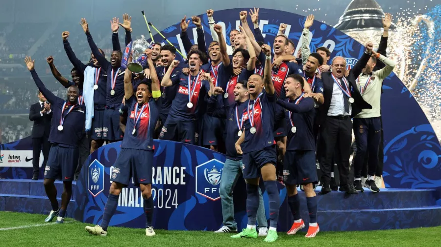 PSG suma siete títulos de la Copa de Francia en las últimas 10 temporadas