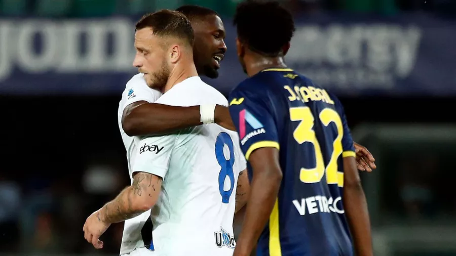 Primer doblete del austriaco con Inter en la Serie A