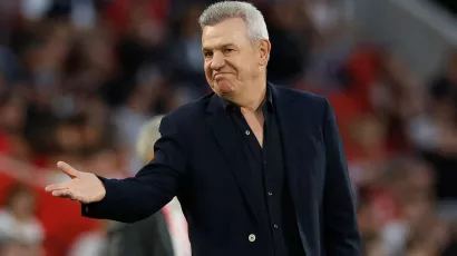 Una suspensión, el último recuerdo de Javier Aguirre con Mallorca