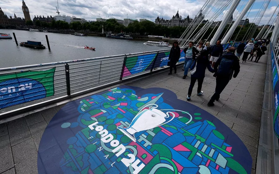 Londres ya vibra con la final de la Champions League